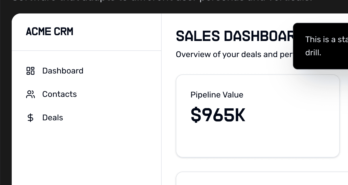 Software that fits every team and vertical demo preview