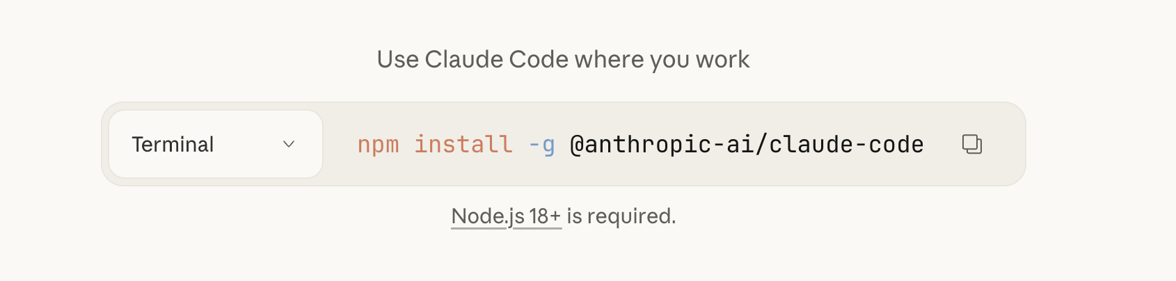 Terminal command line interface showing installation errors
